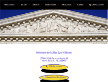 Tablet Screenshot of millerlawoffices.us